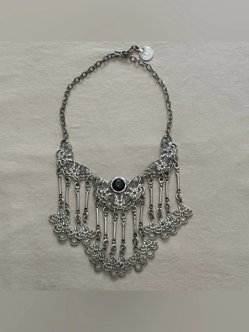 Turkish Ottoman Eastern Style Boho Stunning Adjustable Necklace